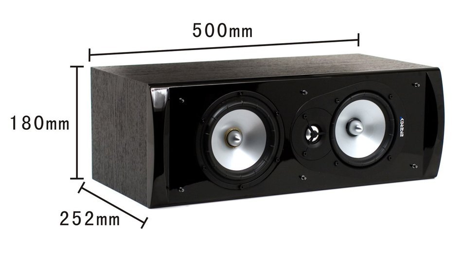 Energy CC-10 Center Channel Speaker (Black) N3