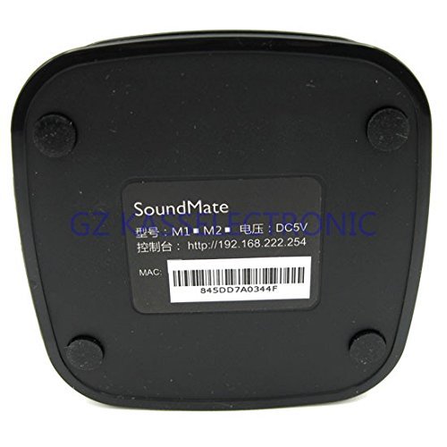 Generic Airmusic Airplay Wifi Dlna Qplay Speaker Audio Adapter Receiver IOS Android Black