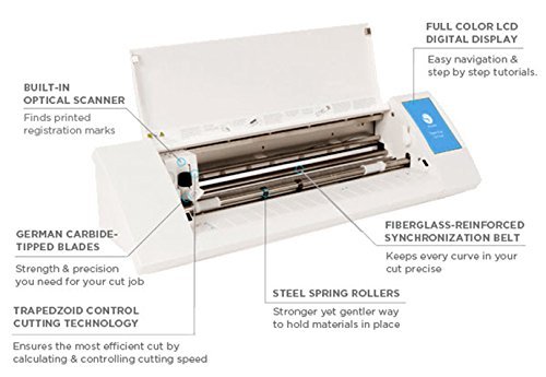 New Silhouette CAMEO 2 Electronic Craft Cutter Deluxe Bundle - Vinyl + Tools N3