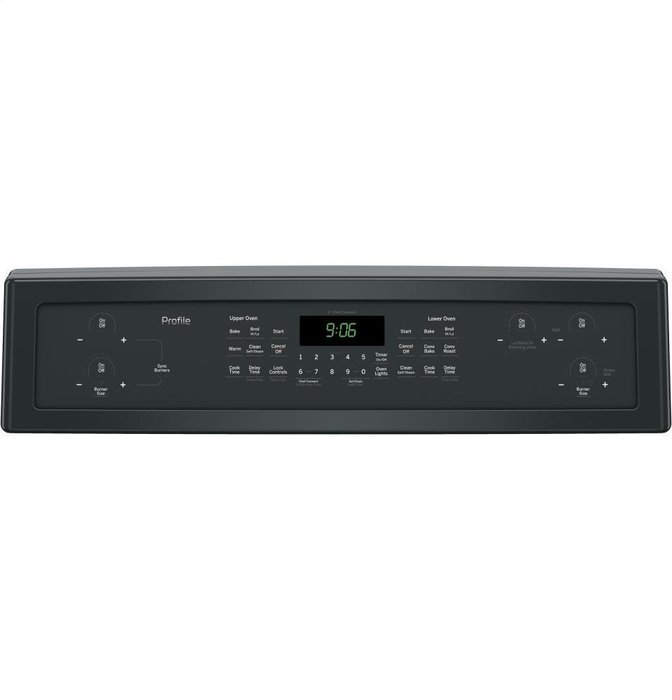 GE PB960DJBB Profile 30" Black Electric Smoothtop Double Oven Range - Convection N2