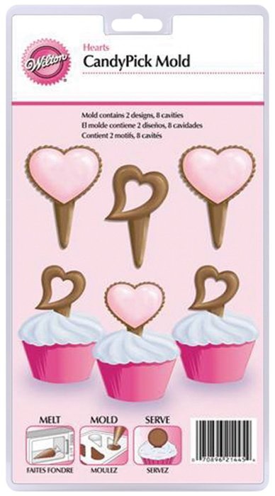 Wilton 2115-1801 Valentine Pucker Up Lollipop Mold N8