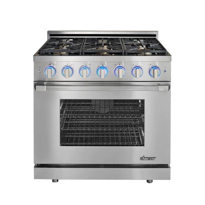 Dacor Renaissance 36" Stainless Steel Freestanding Liquid Propane Range N3