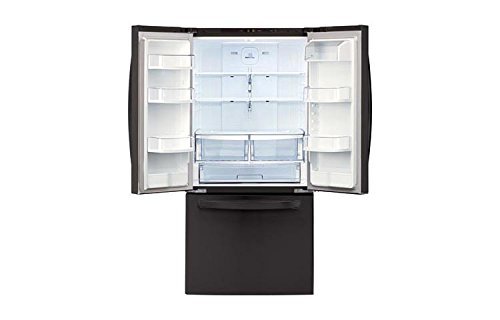 LG LFC22770SB 22.0 Cu. Ft. Smooth Black French Door Refrigerator - Energy Star N2