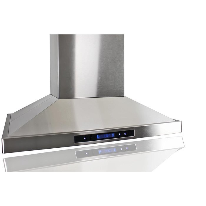 Golden Vantage Stainless Steel 36" Euro Style Island Mount Range Hood LCD Screen GV-GL-9002-36 N4