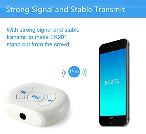 Dr. Queen Bluetooth Receiver Portable Wireless Bluetooth Audio Receiver Transmitter for Car Home Audio Music N15