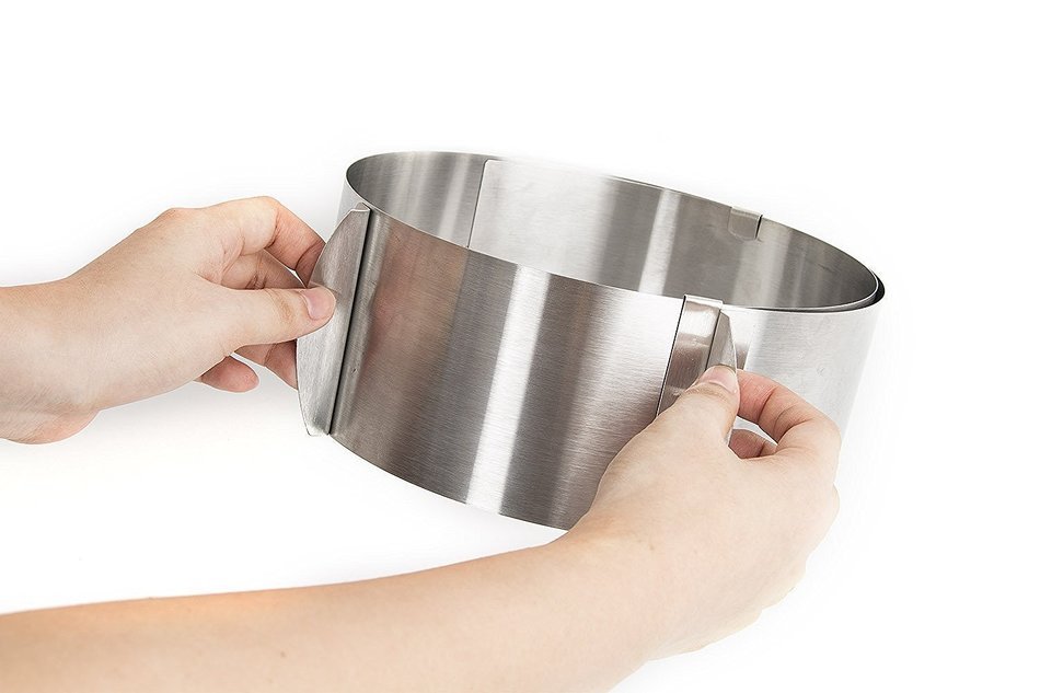 Blacklip Kitchen Pastry Tools Stainless Steel Mousse Cake Ring Mold (9-12" Slicer Ring) N5