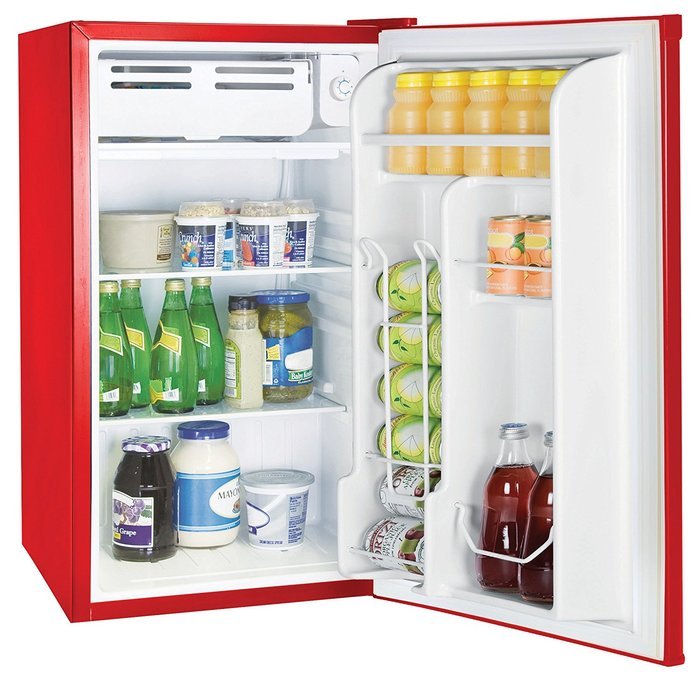 Nostalgia Coca-Cola Series RRF300SDBCOKE 3.2 Cubic Foot Refrigerator with Freezer Compartment N3