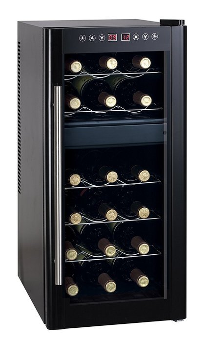 Spt Dual-Zone Thermo-Electric Wine Cooler with Heating, 18-Bottles