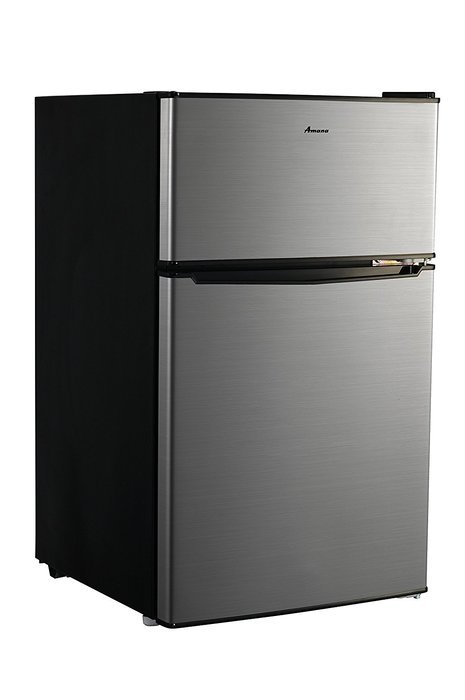 Amana AMA35S1 Compact Single Door Refrigerator, 3.5 cu. ft., Stainless Steel N4