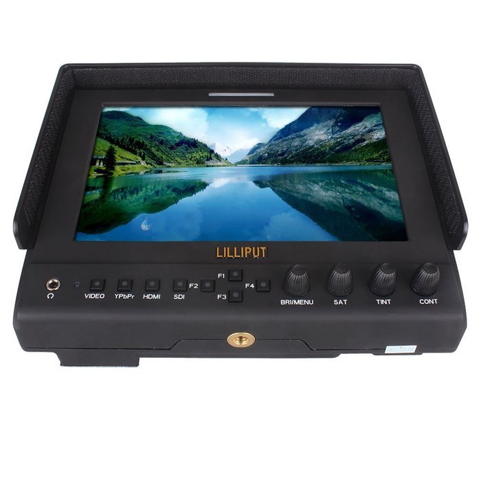 2013 New!lilliput 7" 663/s LED Monitor 3G-SDI IPS Hdmi In&out 1080p Peaking with Suit Case N2