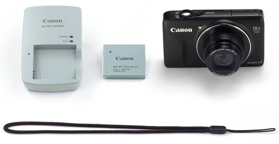 Canon Digital Camera Power Shot Sx600 Hs 18x Optical Zoom Pssx600hs - International Version (No Warranty) N2
