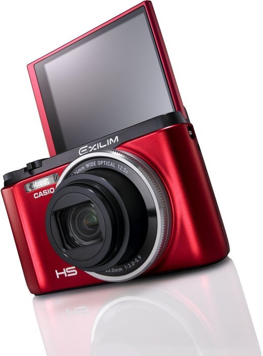 CASIO Digital Camera EXILIM ZR1000 Red EX-ZR1000RD - International Version (No Warranty) N2