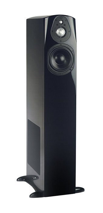 NHT Classic Four Floor Standing Tower Speaker-Left (Piano-Gloss Black, Single) N6