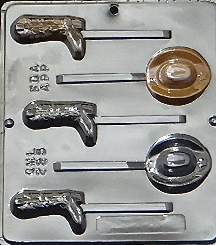 Cowboy Hat and Boot Lollipop Chocolate Candy Mold
