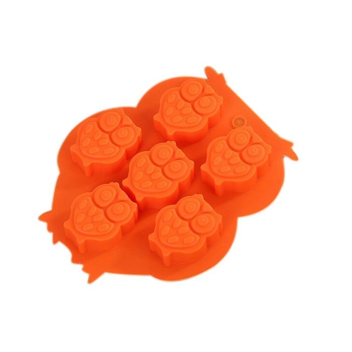 uhoMEy Owl Silicone Mold Fondant Cake Chocolate Decorating Baking Tools Mould Soap Mold N4