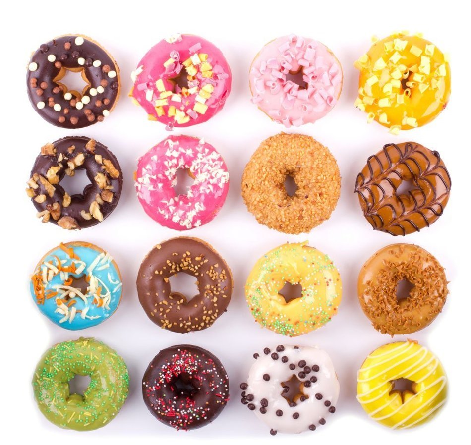 LoveS (2pcs) 6-Cavity Silicone Donut Baking Pan/Non-Stick Donut Mold, Dishwasher, Oven, Microwave, Freezer Safe N3