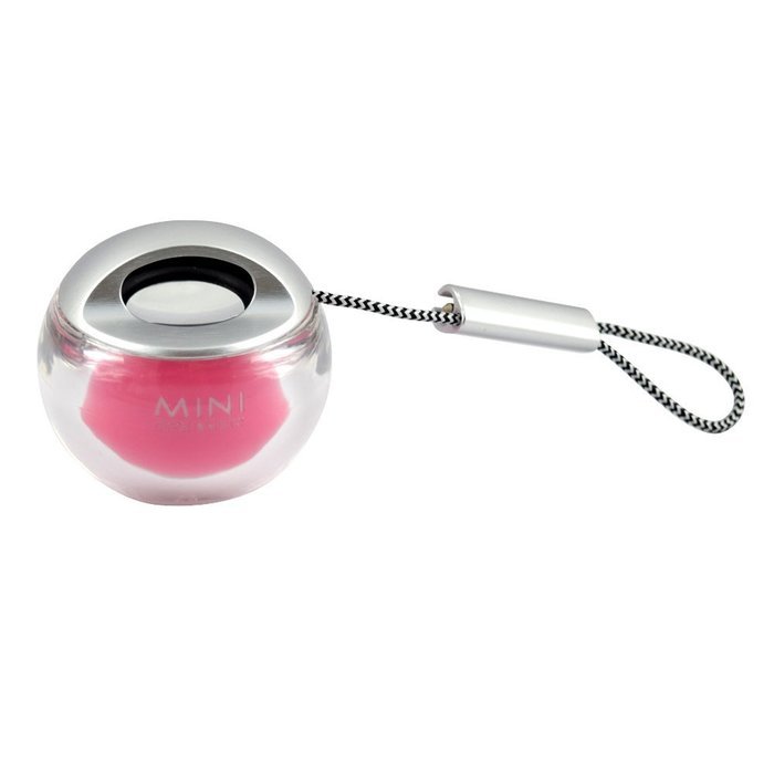 Generic Mini Speaker Built-in Rechargable Lithium Battery Output 3 Watts With Foldable AUX Cable(Pink) N3