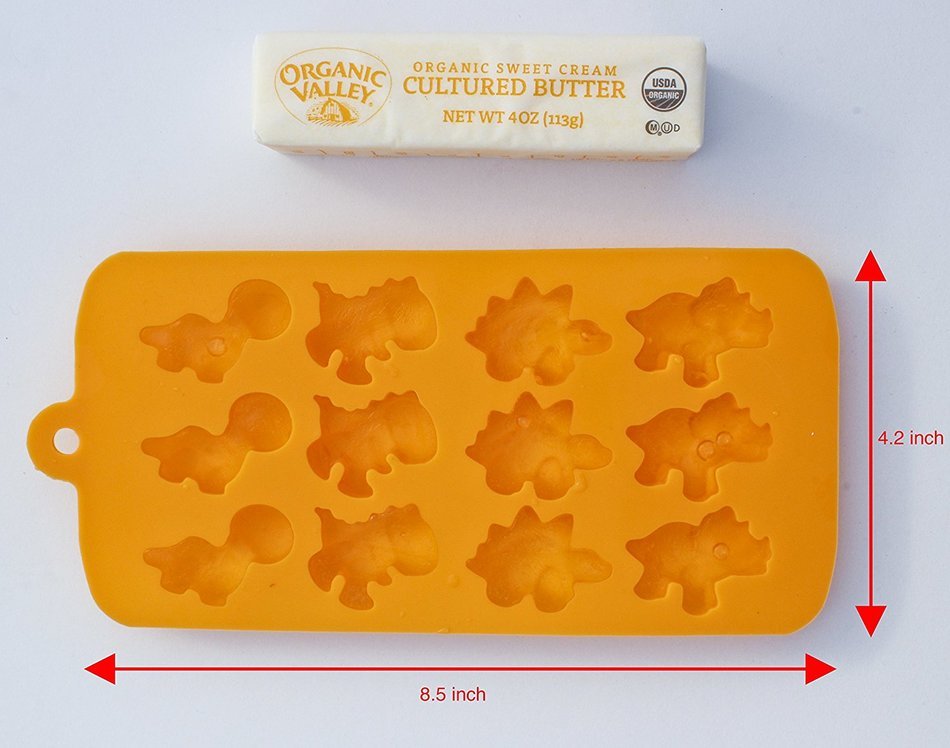Zoie + Chloe Silicone Ice Tray & Mold for Gummy Bear, Jello, Chocolate, Soap, Crayon and More! N13