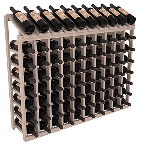 Wine Racks America Ponderosa Pine 10 Column 8 Row Display Top Kit. 13 Stains to Choose From! N12