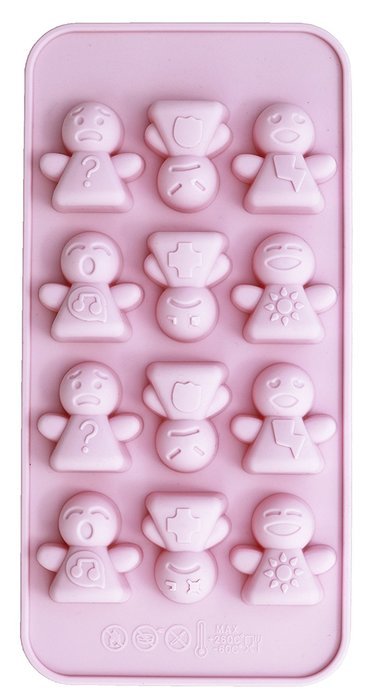 Zoie + Chloe Silicone Ice Tray & Mold for Gummy Bear, Jello, Chocolate, Soap, Crayon and More! N14