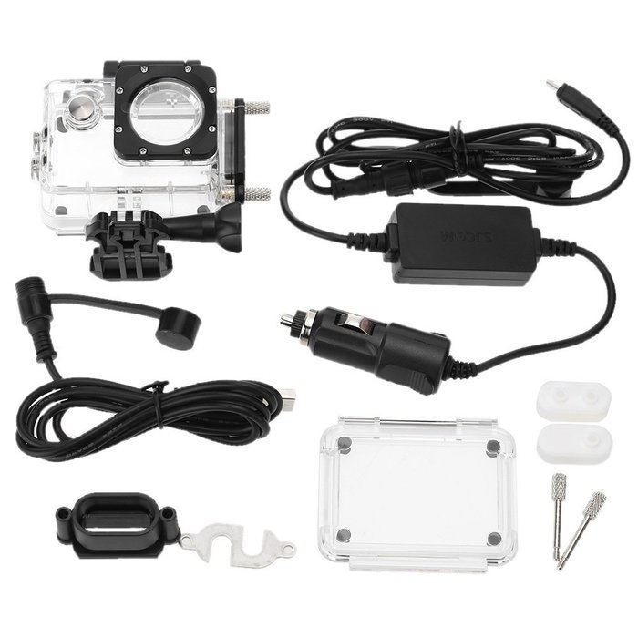 SJCAM SJ4000 Series Wifi Sports Action Camera Set Kit with Waterproof Case Motorcycle Motorbike Charger Accessories... N4