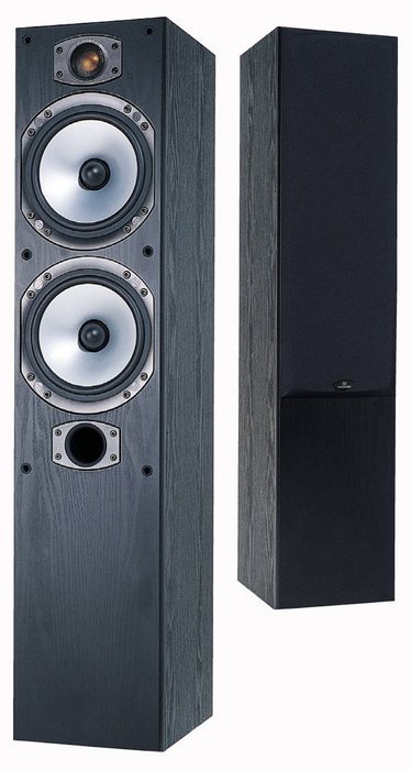 Monitor Audio M4 Speaker (Black Oak Vinyl, Each) (Discontinued by Manufacturer) N4