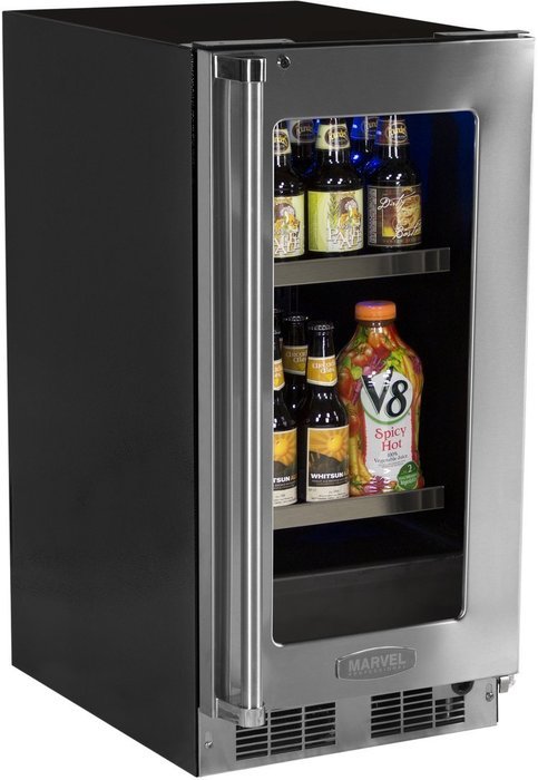 Marvel MP15BCF3RP Professional Beverage Center Panel with Door Right Side Hinge, 15", Black