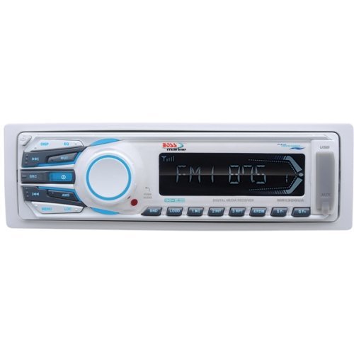 Boss Mr1306ua Marine Flash Audio Player . 200 W Rms . Ipod/Iphone Compatible . Single Din . Mp3, Wma . Am, Fm...