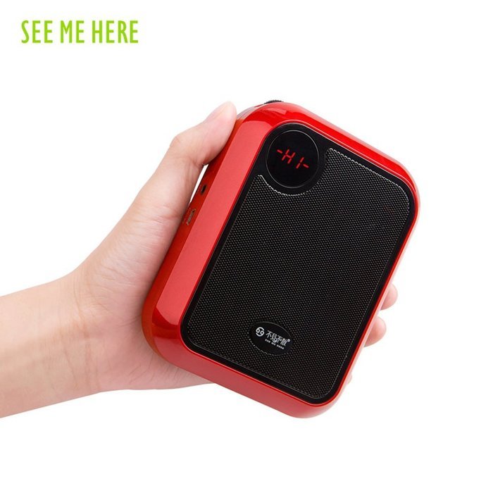 Chunnuan T200 Ultralight Portable Voice Amplifier Waist Support MP3 Format Audio With Headset Microphone for Tour... N8