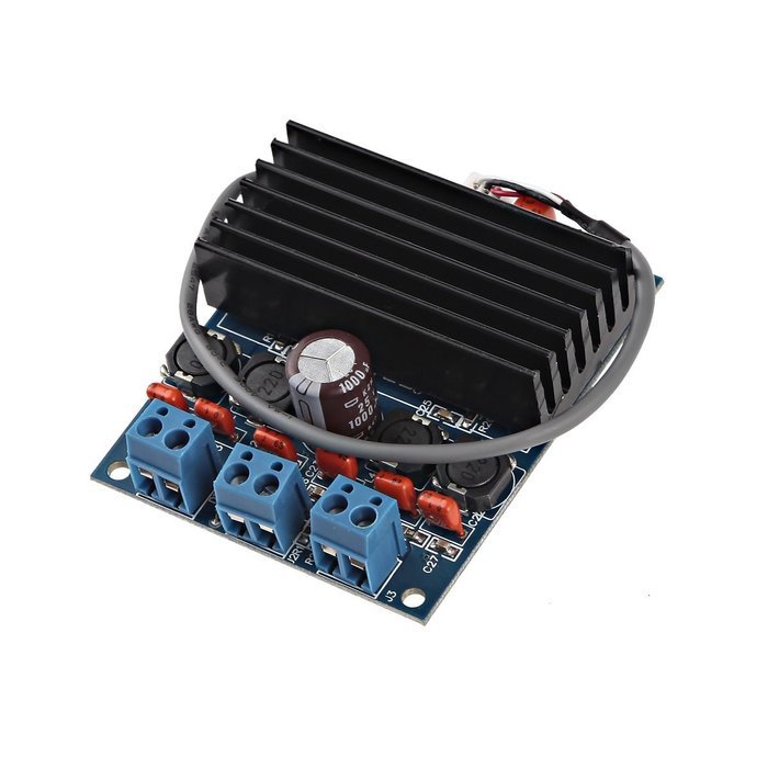 SainSonic TDA7492 D Class High-Power Amplifier Board 2x50W AMP Board with Radiator N2