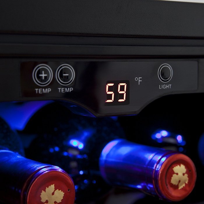 AKDY&reg; 8 Bottle Single Zone Thermoelectric Counter Top Freestanding Wine Cooler Cellar Chiller Refrigerator Fridge... N17