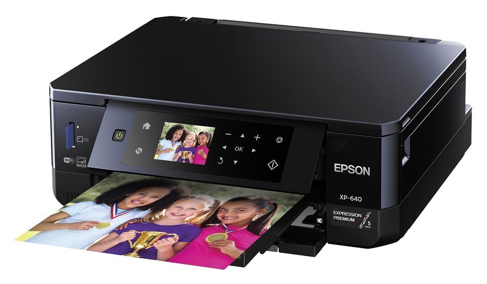 Epson XP-640 Expression Premium Wireless Color Photo Printer with Scanner & Copier