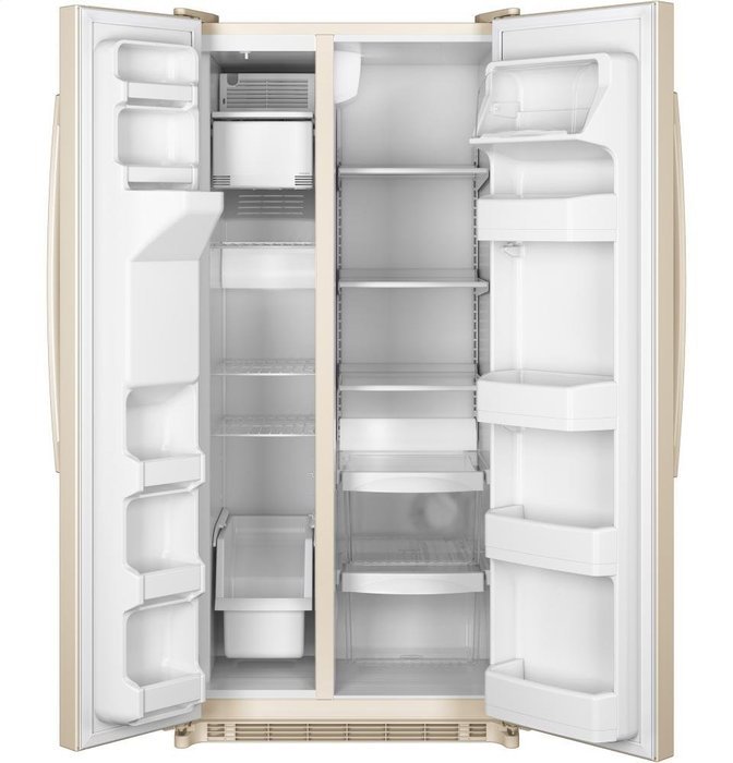 GE GSS20ETHCC 20.0 Cu. Ft. Bisque Side-By-Side Refrigerator N4