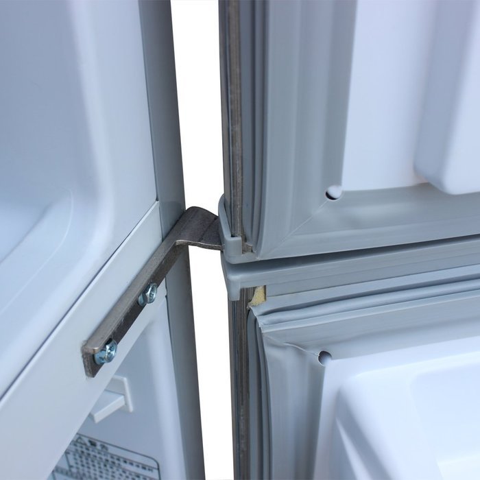 122L 2-Door Ice Cream Top Freezer Beer Soda Beverages Refrigerator Cooler Home Apartment Size Compact Vertical... N7