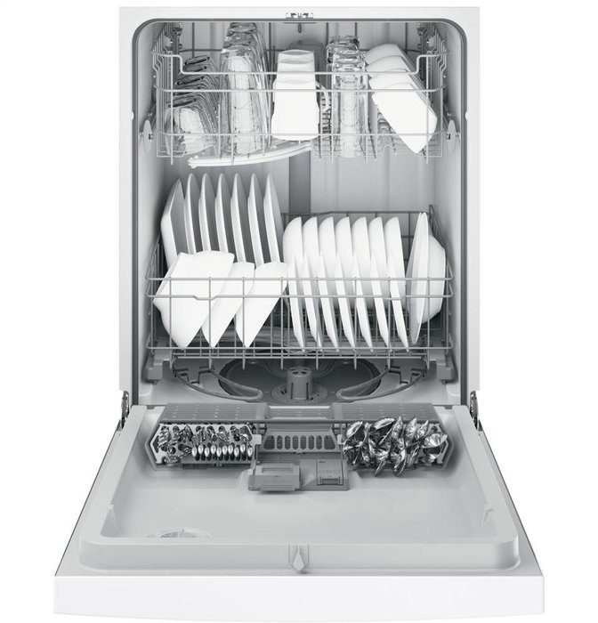 GE 24" White Built-In Dishwasher N26