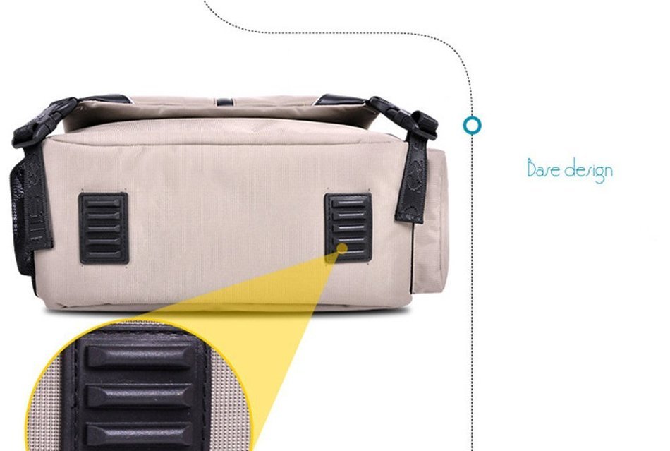 Sheffla DSLR SLR Camera Shoulder Messenger Bag for Nikon Sony Canon Pentax N4