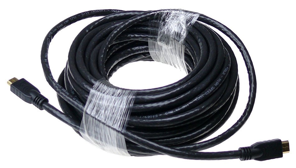 NTW 75 ft. True Plenum HDMI cable (CMP rated), 24 AWG, Gold plated Connector, with Redmere chipset Made in USA... N9