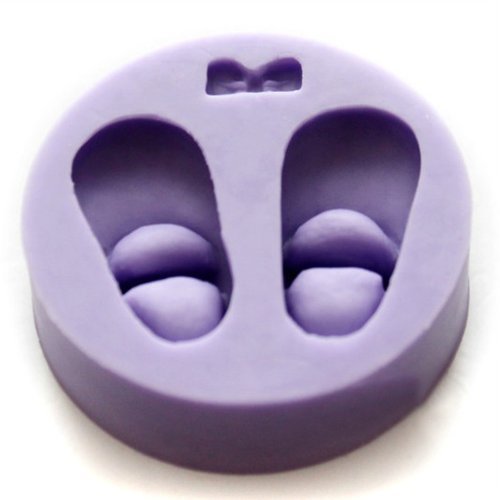 F0297 Silicone Shoes Cake Mould Fondant Soap Chocolate Baking Mould N3