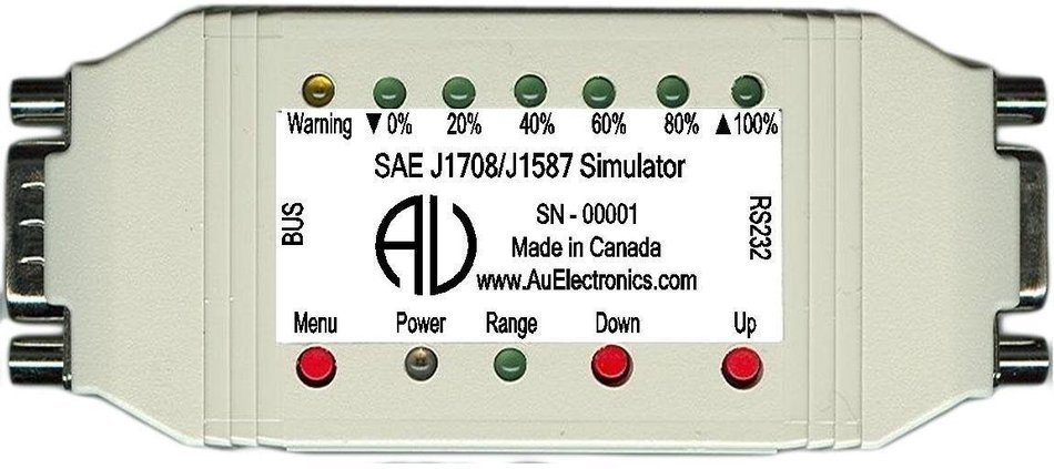 SIMJ1708-001: Au SAE J1708/J1587 Simulator Value Package Non-plus Edition (1.00A) N2