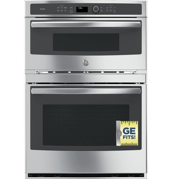 GE Profile PT7800SHSS 30" Built-In Convection Combination Microwave Wall Oven in Stainless Steel N4