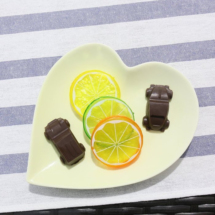 Candy Making Molds, 2PCS YYP [6 Cavity Car Shape Mold] Silicone Candy Molds for Home Baking - Reusable Silicone... N5