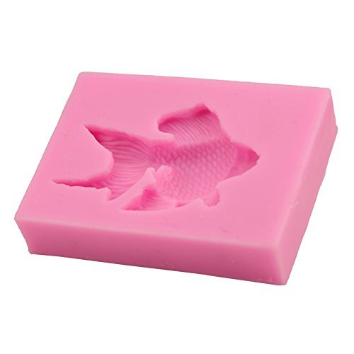 Let'S Diy Goldfish 3D Fondant Cake Molds 9x6.8x1.1 cm Bakeware Chocolate Moulds Silicone Mold Candle Soap Mould N3