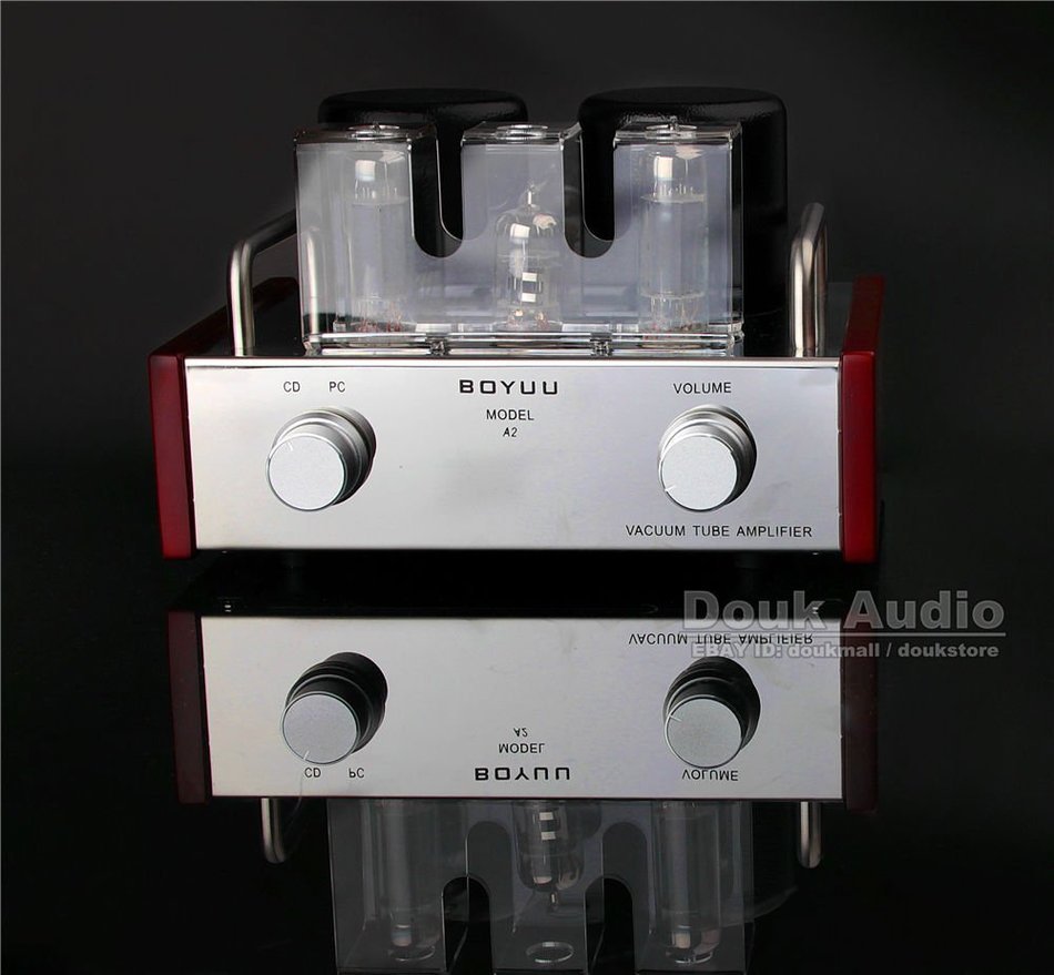 Douk Audio Mini Single-ended 6P14&EL84 Vacuum Tube Amplifier HiFi Integrated Amp N6