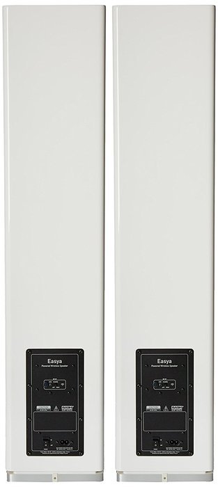 Focal - Easya Wireless Powered 2 1/2 Way Floorstanding Speakers - White (Pair) N4