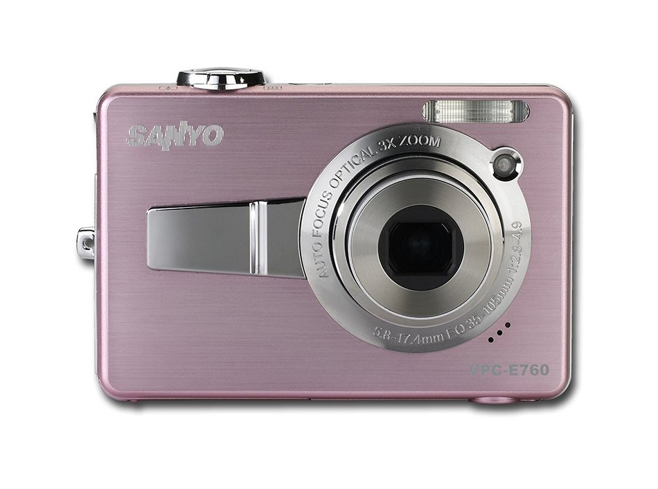 Sanyo E760 7.1MP Digital Camera with 3x Optical Zoom (Pink) N3