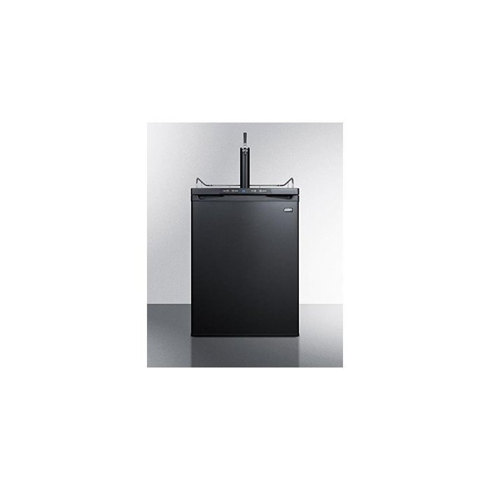 Summit SBC635MBI 24" Built In Beer Dispenser with 5.6 cu. ft. Capacity Deep Chill Function Digital Thermostat...