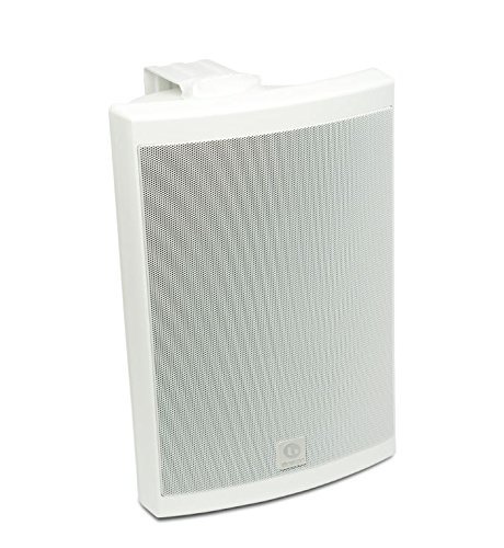 Denon HEOS Wireless Amplifier Bundle with Boston Acoustics Voyager 70 Outdoor Speakers (White) N3