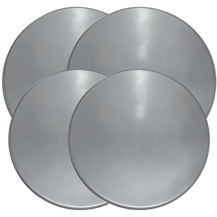 Range Kleen 550-4 Stainless Steel Round Burner Kovers, Set of 2