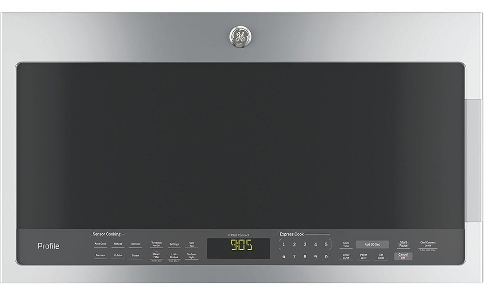 GE Profile PVM9005SJSS 30" Over-the-Range Microwave with 2.1 cu. ft. Capacity in Stainless Steel