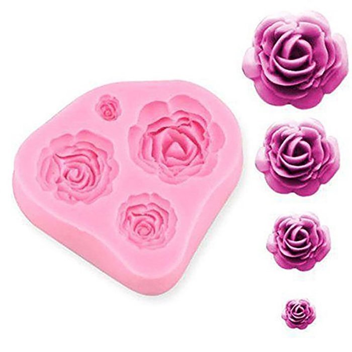4 Strings Of Pearl Fondant Sugar Paste Bead Mold Clay Chocolate Mould Cake Decorating Tools Yihuily N42